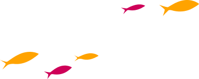 Logo de Compartamos Banco color blanco.